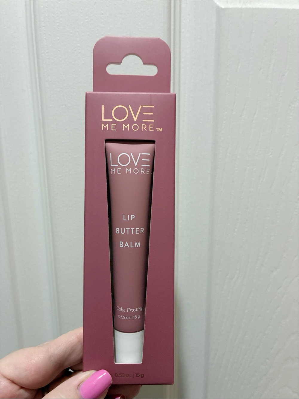 Love Me More Lip Butter Balm in Cake Frosting